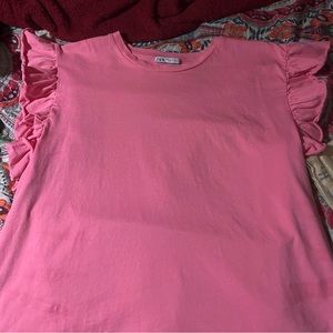 Pink zara top